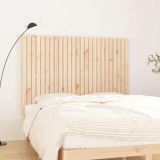 vidaXL Cabecero De Cama De Pared Madera Maciza De Pino 159,5x3x110 Cm Vidaxl