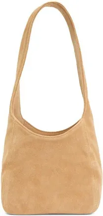 Clare Vivier Petit Bando Suede Hobo Bag in Dune at Nordstrom