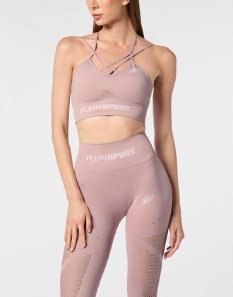 Plein Sport Bra Women in Rose/pink at Nordstrom, Size X-Large