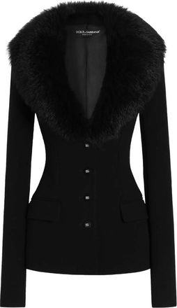 Dolce & Gabbana Single-breasted Wool Jacket