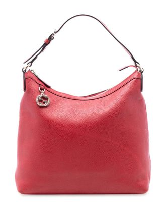 Gucci 2016-2025 Leather GG Charm tote bag - Rosso