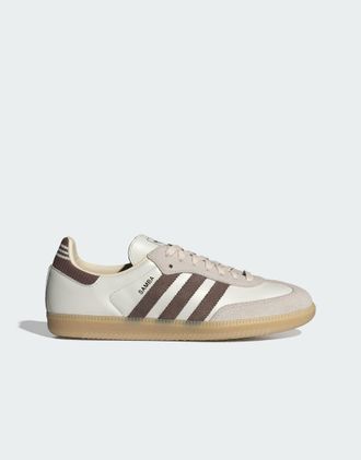 adidas Originals Samba OG - Scarpe bianco nuvola/marrone/gomma