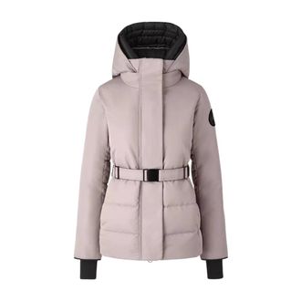 Canada Goose Down Jackets, female, Pink, S, Pink McKenna Belted Jacket