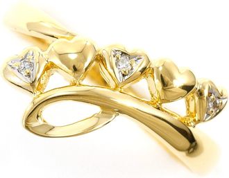 C&A Yellow Gold Yellow Gold (18K) Band Ring (Pre-Owned)