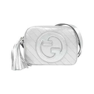 Gucci Pre-owned Vintage Schoudertas - Dames - Pre-owned - Grijs - Maat: ONE Size Leer