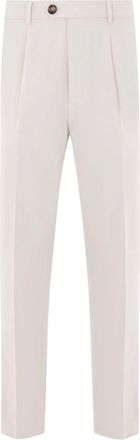 Brunello Cucinelli Pantaloni con piega - Bianco