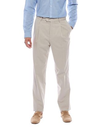 Brunello Cucinelli Leisure Fit Pleated Silk-Blend Pant