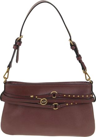 Pinko Shoulder Bags, female, Brown, Size: ONE SIZE Belt Bag Mini Vitello Morbido