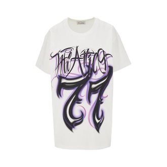 The Attico Graffiti print T-shirt Woman 40