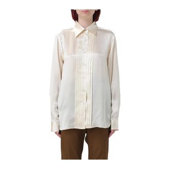 Tom Ford Dames, Blouses & Shirts, Wit, Maat: XS Zijde