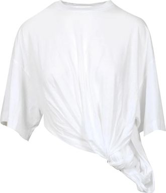 Sportmax Sport Max Shirts - Dames - T-shirts - Wit - M - Katoen - Tops