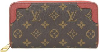 Louis Vuitton Monogram Red Color Pvc Long Wallet (Bi-Fold) (Pre-Owned)