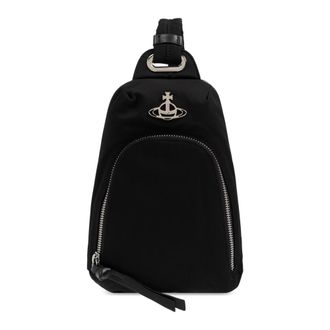 Vivienne Westwood Cross Body Bags, female, Black, ONE SIZE, Backpack with Logo