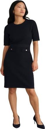 Hobbs London Petra Knitted Dress in Hobbs Navy at Nordstrom, Size 10
