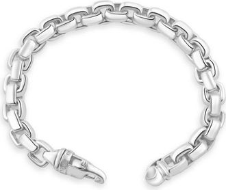 Pompeii3 Mens 14k Gold (66gram) or Platinum (103gram) 8.5mm Link Bracelet 8.5