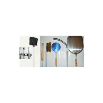 Far Kit Pale Pizza Pizze Pala Q+ Brace+18+spazzola P+cenere+2x Supporto Muro In Legno Forno