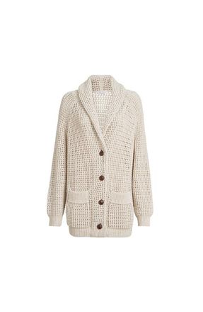 Brunello Cucinelli Net cardigan in Oat at Nordstrom, Size 3X-Large Eu