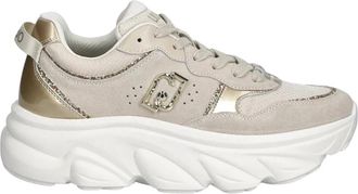Liu Jo Steffy 01 Sneakers - Dames - Sneakers - Beige - 37 EU - Leer - Schoenen