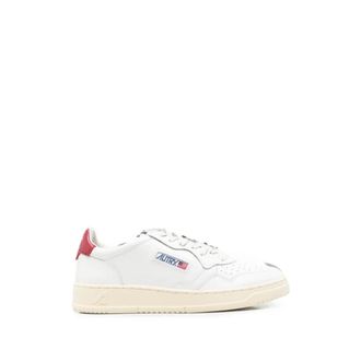 Autry Medalist Low - Heren - Sneakers - Wit - 42 EU - Katoen - Schoenen