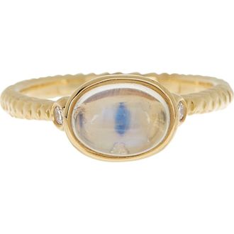 Meira T Moonstone Ring in Yellow Gold at Nordstrom Rack, Size 6.5