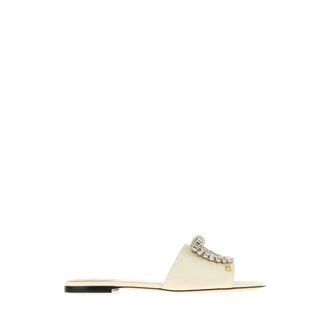 Valentino Garavani Sliders, female, White, Size: 11 US VLogo Signature Slippers