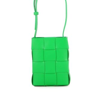 Bottega Veneta Pre-owned Bottega Veneta Mini Nappa Intrecciato Vertical Cassette Crossbody Ladies TWYZNP9X4I9312QG