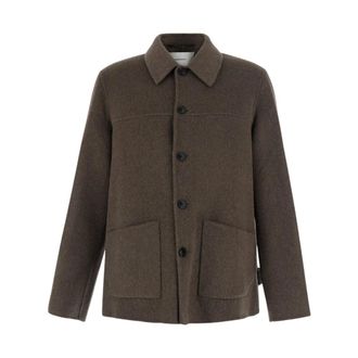 Mauro Grifoni Jassen, Heren, Bruin, M, Double Bluson