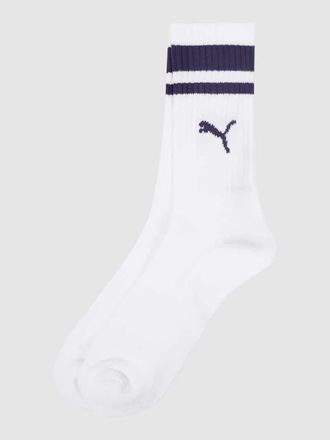 Puma Sportsocken mit Stretch-Anteil im 2er-Pack in Weiss, Gr&ouml;&szlig;e 39-42