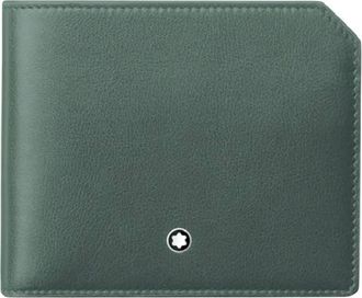 Montblanc Montblanc Pewter Leather Soft Wallet 6cc
