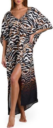 Sunshine 79 Nightlife Caftan in Brown Multi at Nordstrom, Size Small