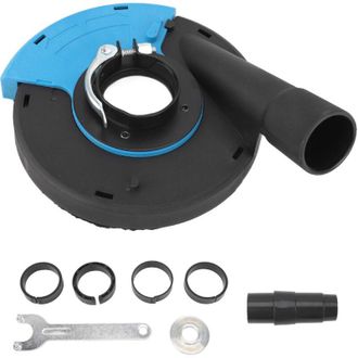 OEM Cubierta Antipolvo Para Amoladora Angular, Azul Y Negra, Colector De Polvo Multifuncional De 12,7 Cm (5 Pulgadas) Para Suelos De Piedra Y Hormig&oacute;n. -c