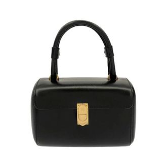 Loewe Pre-owned Handbags, female, Black, Size: ONE SIZE Pre-owned Leather Handbag