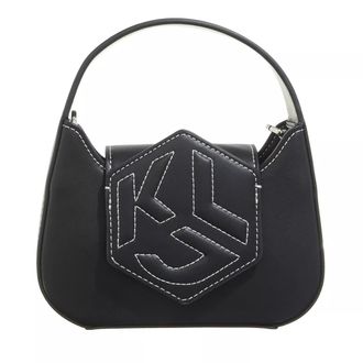 Karl Lagerfeld Schultertasche - Hexagon Nano Bag - Gr. unisize - in Schwarz - für Damen
