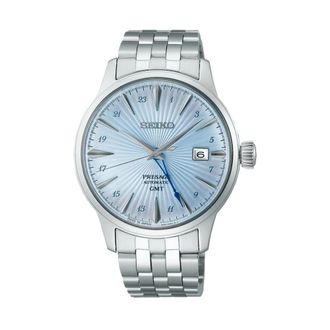 Seiko Presage Cocktail Time Skydiving GMT - Dames - Horloges - Grijs - ONE Size - Accessoires