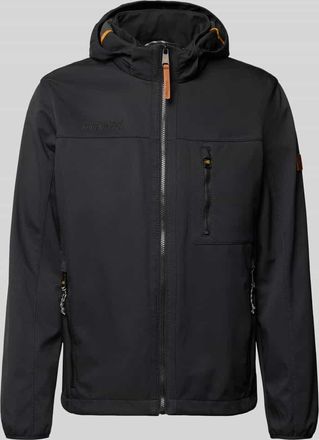 Camel Active Jacke mit Rei&szlig;verschlusstaschen in Graphit, Gr&ouml;&szlig;e 48