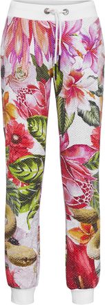 Philipp Plein Jogging Trousers Flowers
