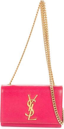 Saint Laurent Pre-owned Womens Small Tassel Kate Shoulder Bag - Pink - One Size