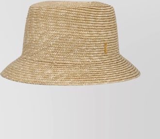 Saint Laurent ysl straw wide brim lightweight hat