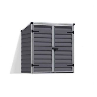 Palram Voyager Shed Dark Polycarbonate - L90 x W139.2 x H146.5 - Dark Grey