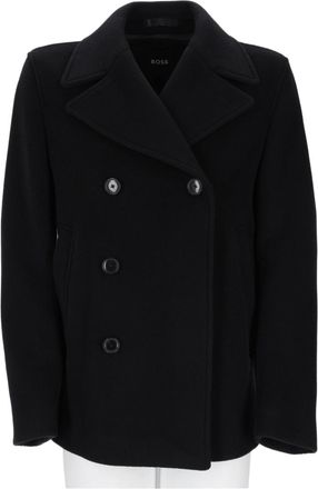 BOSS Double-Breasted Wool-Blend Blazer