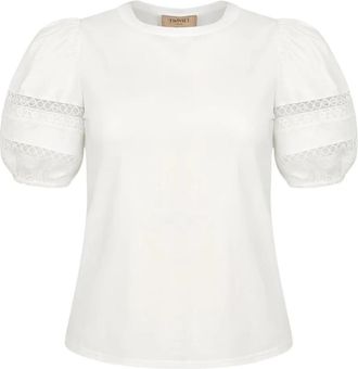 Twinset Shirts - Dames - T-shirts - Wit - L - Tops