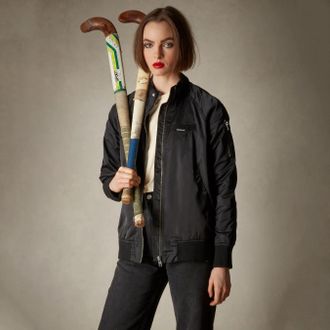 Members Only Womens Satin Bomber Jacket