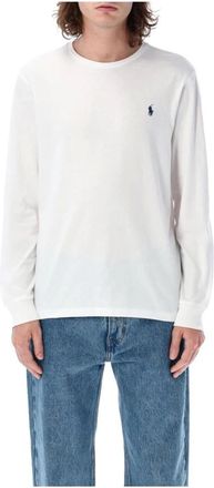 Polo Ralph Lauren T-shirt Classica a Maniche Lunghe - - Tops - Uomo - Bianco - L
