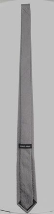 Giorgio Armani Jacquard Silk Necktie - Gray