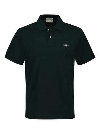 GANT logo-embroidered polo shirt - Green