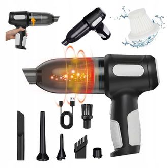 OEM Aspiradora De Mano Inal&aacute;mbrica Mini Aspiradora De Mano 4 En 1 Potente Aspiradora