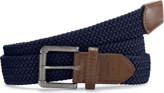 Le Jogger H&uuml;ftg&uuml;rtel AUTHENTIC LE JOGGER, Herren, Gr. 11,5, blau (marine), Materialmix, unifarben, G&uuml;rtel H&uuml;ftg&uuml;rtel, Flechtg&uuml;rtel, Stretchg&uuml;rtel, G&uuml;rtel f&uuml;r Je