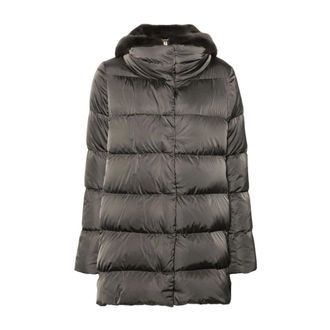 Herno Padded Hooded Jacket - female - Herno - Parkas - Gray - L - Coats