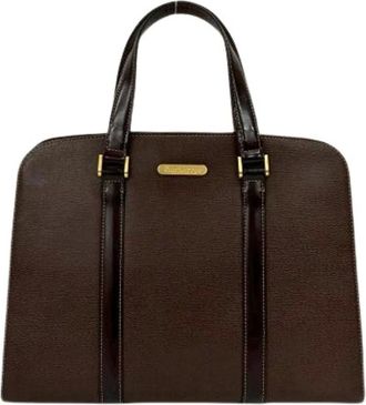Burberry Pre-owned Tote Bags, female, Brown, Size: ONE SIZE Pre-owned Tote Bag