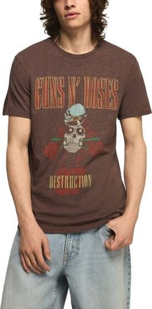 Lucky Brand Guns N Roses Graphic T-Shirt in Coffee Bean at Nordstrom, Size X-Large